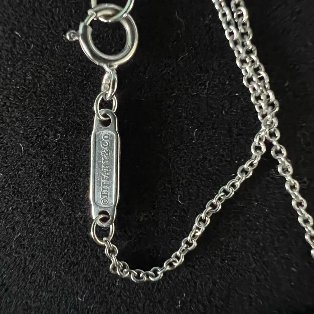 Tiffany T collection white gold diamond necklace - Picture 5 of 5